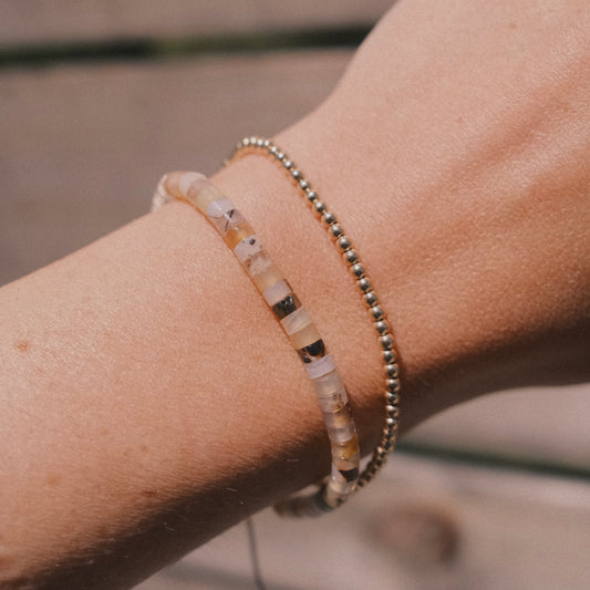 Desert bead bracelet